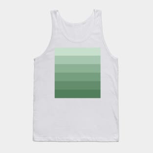 Stripes - Gradient - Dark to Light green Tank Top